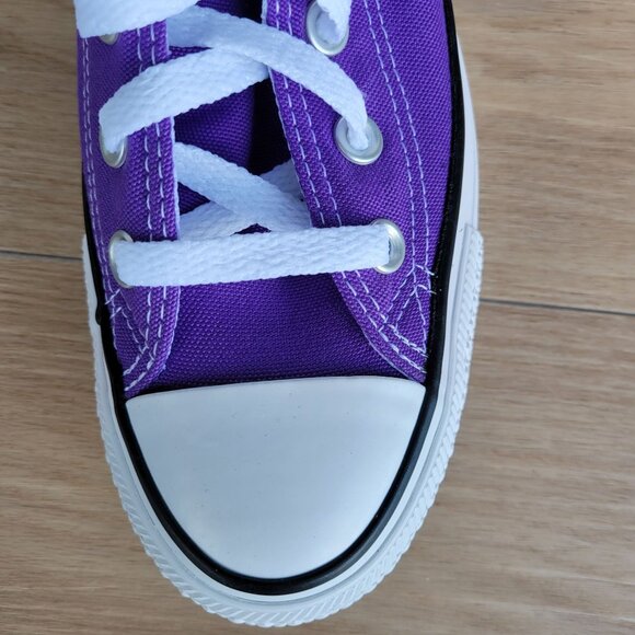 Converse Chuck Taylor All Star High Mens Sz 5.5 Electric Purple Sneakers 134833F - Picture 10 of 10